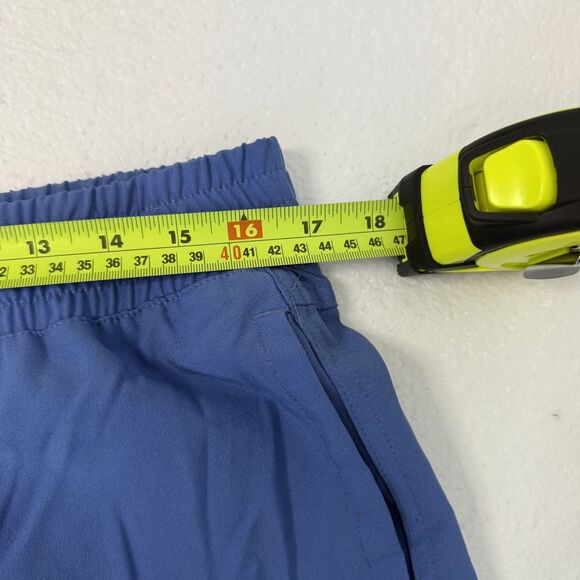 Med Couture Women's Large Energy Smocked Waist Cargo Jogger Scrub Pant CEIL BLUE - Picture 7 of 9